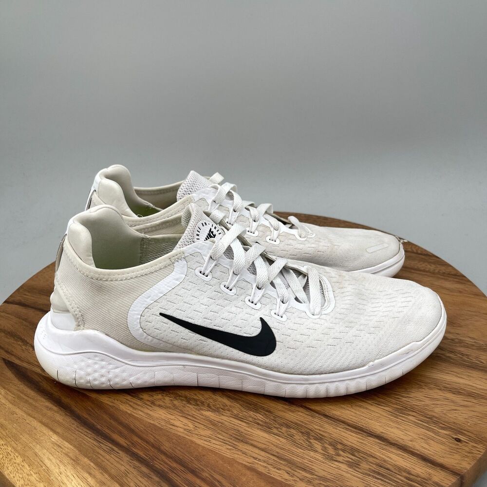 Nike Free RN Shoes Mens Size 12 White Running Comfort Walking Gym Sneakers